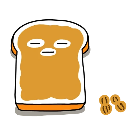 roti iq, gambar lucu, roti yang terhormat, gambar kawaii, roti dengan mata