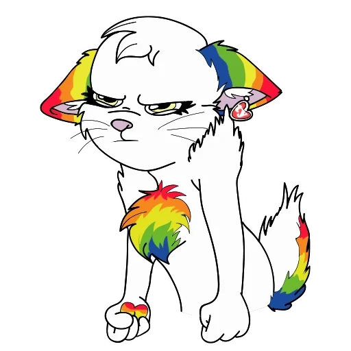 kucing, orang, the rainbow, seni amino, free lgbt