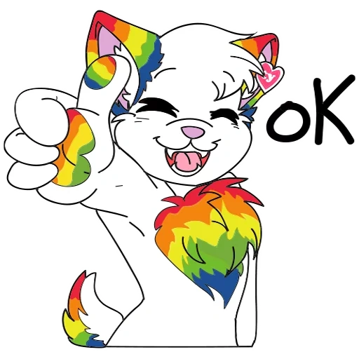 free lgbt, candy free, frey rainbow, rainbow cat, free curly