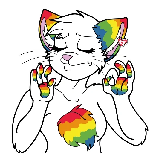 cat, human, art amino, candy furry, furri hippie