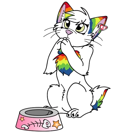 kucing, kucing, seal, rainbow cat, lgbt warrior cat