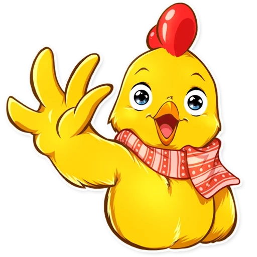 chick, patrón de pato, caricatura de patito