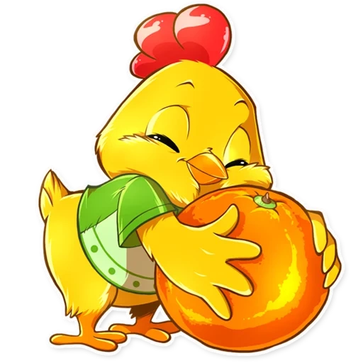 poulet, poussin, canard au poulet, poulet de dessin animé, le poulet est un fond transparent