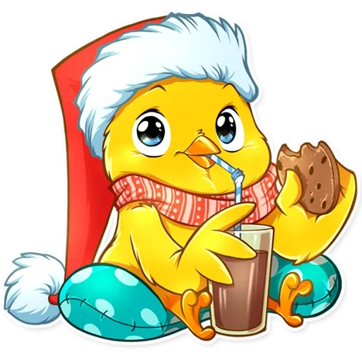 chicken, eat chicken with eggs, new year's chicken, duck cartoon chicken, cute cartoon chicken