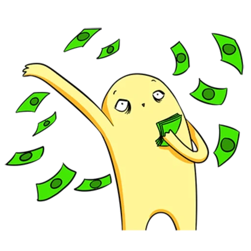 pisang, potato, uang, alpukat