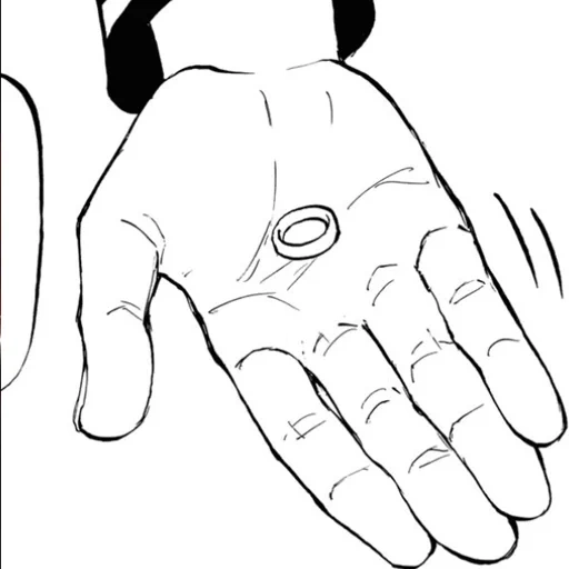 mão, parte do corpo, padrão de dedo