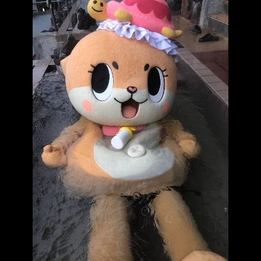 mascotte, chiitan, un giocattolo, pupazzo di pezza, animale carino