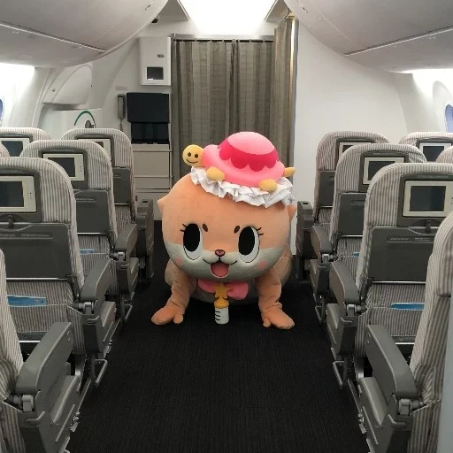 mascot, airplane, a toy, pop kawaii, children are cute