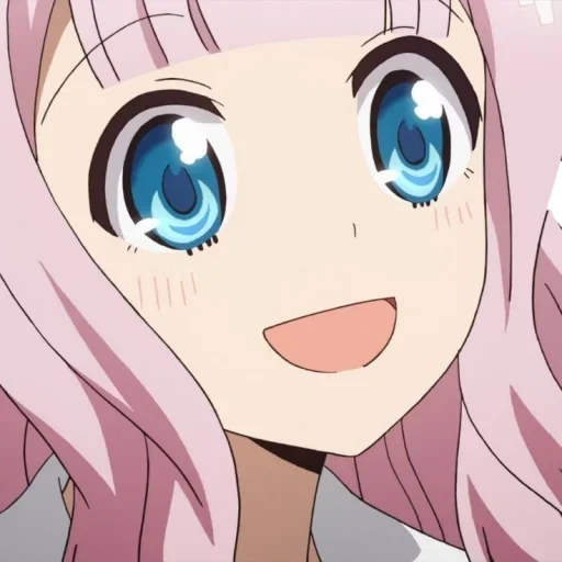 anime lucu, kaguya sindere, anime girl, karakter anime, chika fujiwara