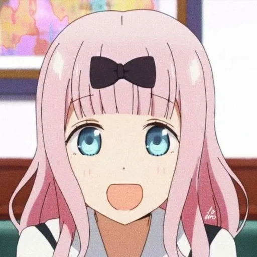 fujiwara, fujiwara chika, chika fujiwara, personagem de anime, o anime mais bonito