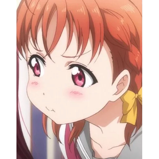 anju inami, anime kawai, chika takami, living love radiance, love live sunshine segunda temporada