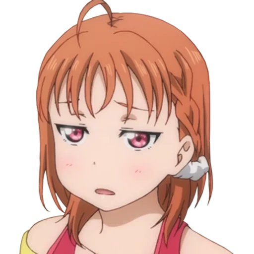 chika takami, anime girl, personnages d'anime, l'amour vivant brille, love live school idol program