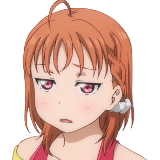 chika takami, anime girl, personaggio di anime, l'amore vivo brilla, love live school idol program