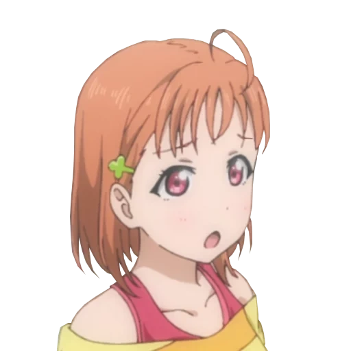 chika takami, anime girl, personaggio di anime, l'amore vivo brilla, chika takami all stars