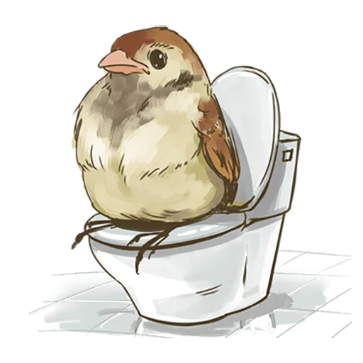 sparrow, mait sparrow, smileik sparrow, voroskushki chirik anime, smiley sparrow friends