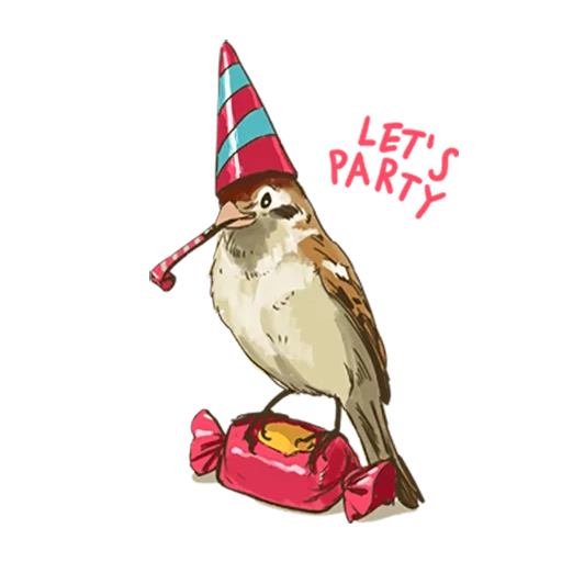 chiric, the sparrow, happy birthday birds, cherek the sparrow anime