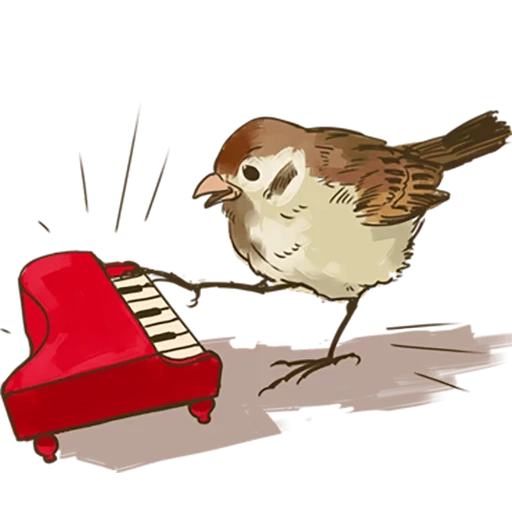the sparrow, the sparrow, der spatz lächelt