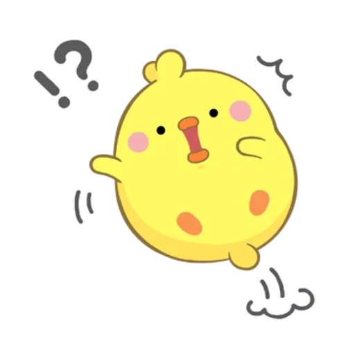 chick, chick lindo, pollo de animación, pollo chuanjing, playful piyomaru
