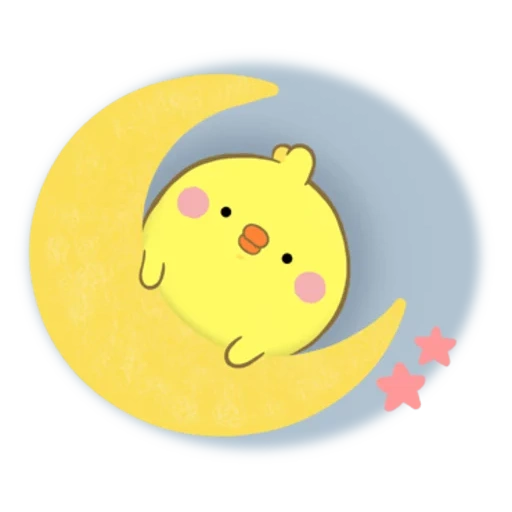 bulan, bulan bintang, clipart bulan, bulan dengan mata, hewan lucu