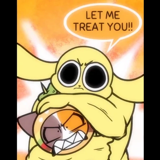 anime, meme pokemon, wajah pikachu, lemongrab makan