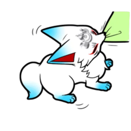 cat, rabbit, seel logo, fictional character