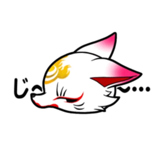 der kater, anime, logo, lapfox hyi