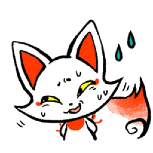 fox, anime, kumiko, the fox is sweet, amaterasa fox chibi