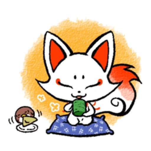 volpe, anime, nekoglai, dolce volpe, amaterasa fox chibi