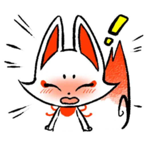 anime, fox doce, gatos de desenhos animados, cartoon fox, desenho animado do vetor de miaw