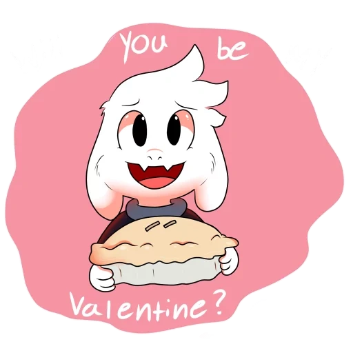 undertale, op'ande taier, tori nedale talai, lower-class figures, happy valentines day