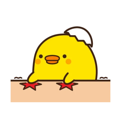 clipart, stupore, disegni di kawaii, pollo kavai, pollo sorridente