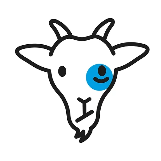 developments, people of science, goat icon, cow icon, logo cow