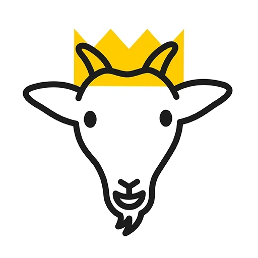 garçon, bigvill, icône de vache, vache de logo, minimalisme du logo de vache