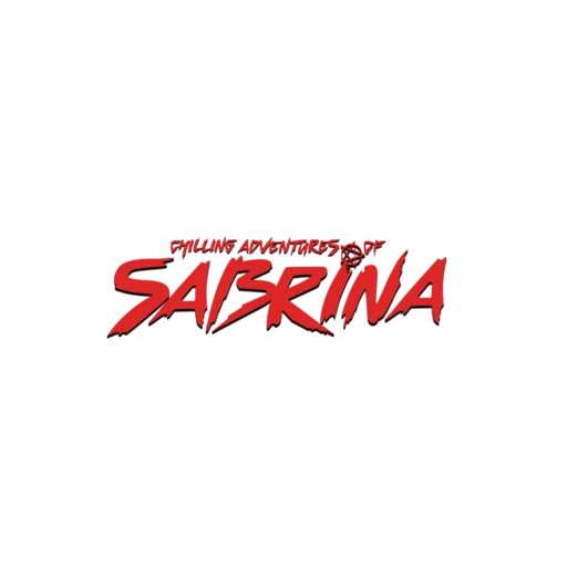 sabrina logo, die abenteuer von sabrina logo, chilling adventures sabrina, die abenteuerliche serie von sabrina, sabrinas abenteuer schauderhafte aufkleber