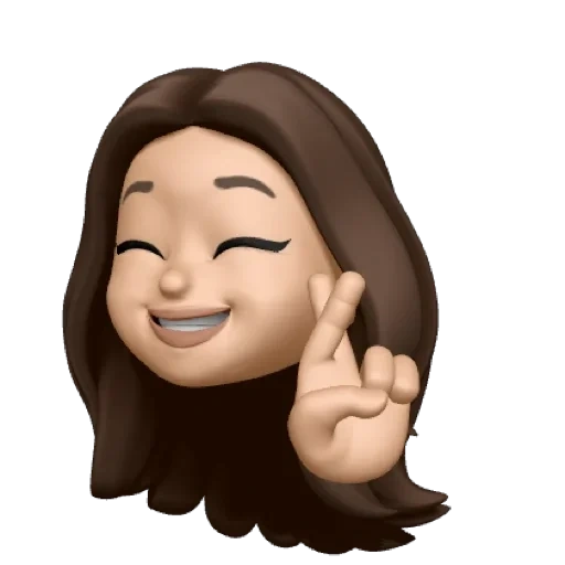 asiático, memoji, abuela luludi, dibujos de emoji, flor emoji a la nariz