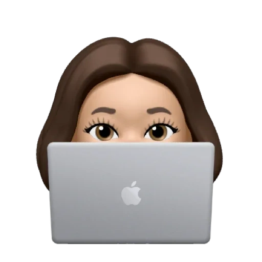 young woman, human, smm manager, emoji dispatcher, user avatar