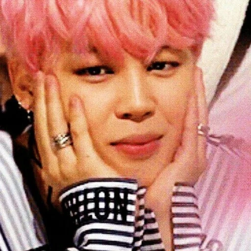 jimin bts, bangtan boys, jimin cute chiff, pink haired jimin, jimin pink hair