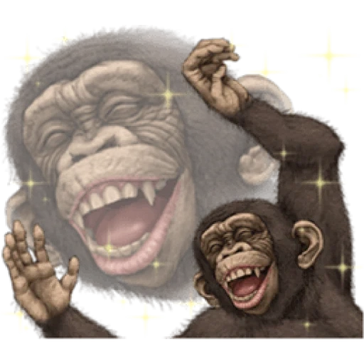 обезьяна, шимпанзе, обезьянка арт, мартышка гранатой, постал фильм обезьяны