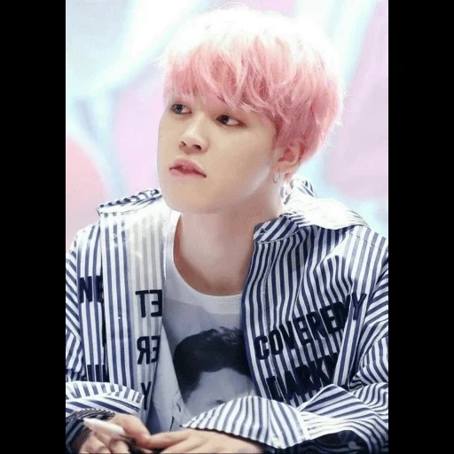 jimin bts, l'esthétique de jimin bts, cheveux roses jimin, bts jimin pink cheveux, bts jimin pink cheveux