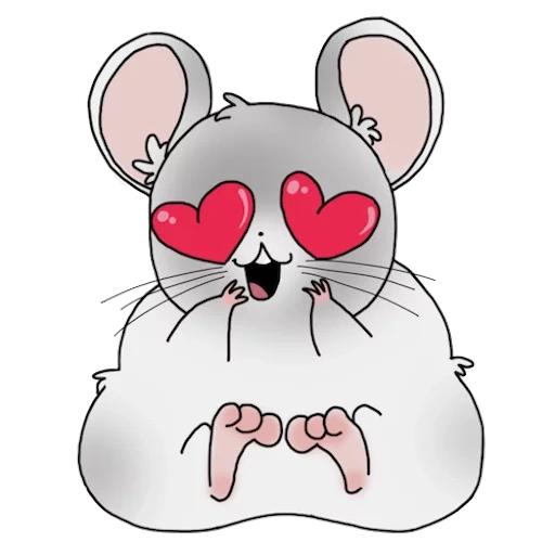 scherzo, il mouse pensa, disegni carini, topi kawaii, rryzans gratuitamente