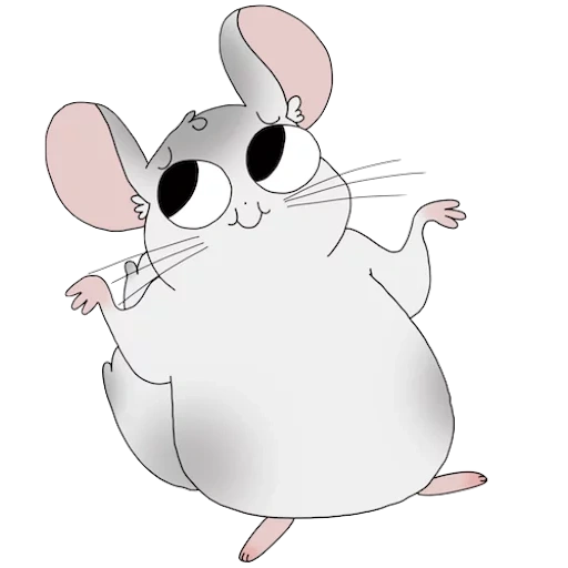 mouse drawing, the mouse with a pencil, pencil mouse, cartoon chinchillas, mouse with a pencil of children
