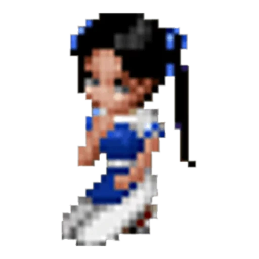 pixel art, animation girl, anime pixel art, pixel art girl, pixel femme