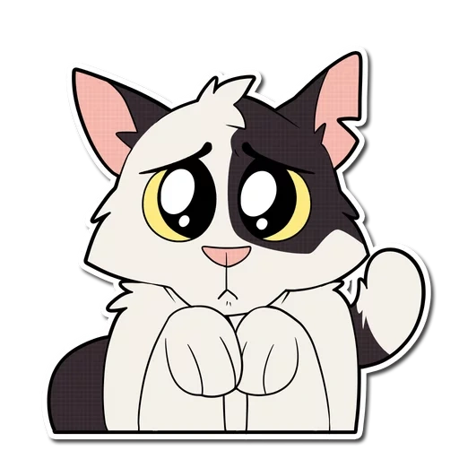 gato, gráfico, gato, chibi kat, caráter de vetor de gato adorável