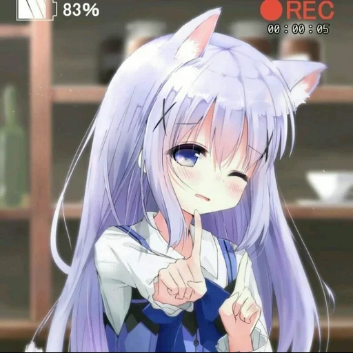 animação, tian neizi, anime, animação neko, menina anime