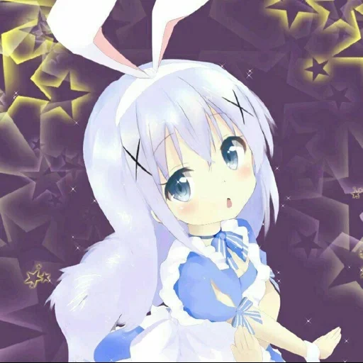 kafu chino, animação fofa, personagem de anime, cafu chino panzu, mechashiko chino-chan 3 russo