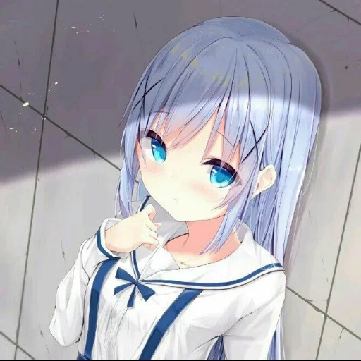 anime itu dilemparkan, anime yang indah, gadis anime, karakter anime, kafuu chino kouda suzu