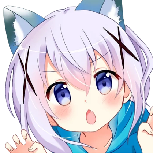 anime, nekan, anime alguns, anime girls, kafuu chino não é