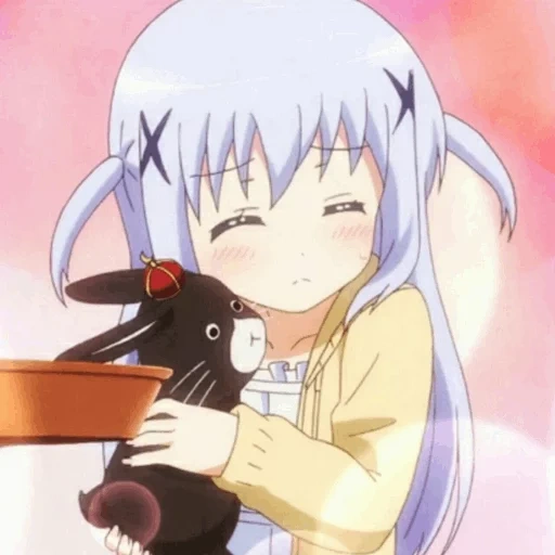 anime neko, chino kafu, anime lucu, anime day, anime chinokafu