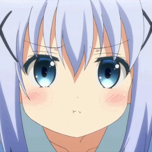 anime, chino chan, wow anime, anime face, maria kozhevnikova