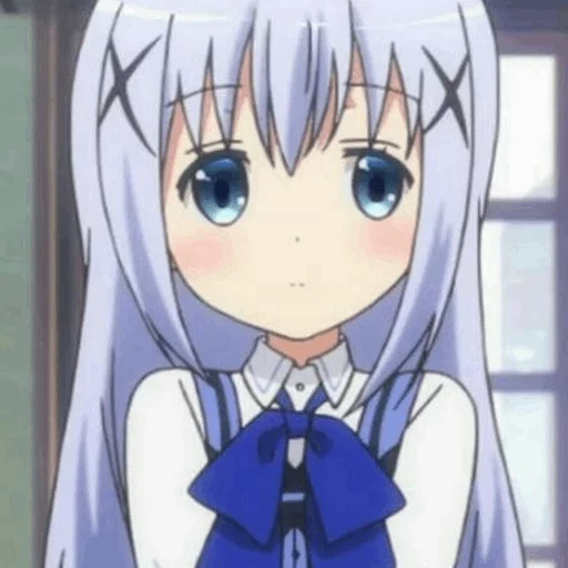 anime anime, anime di kawai, anime di kafu chiano, personaggio di anime, anime chino kafuu etti